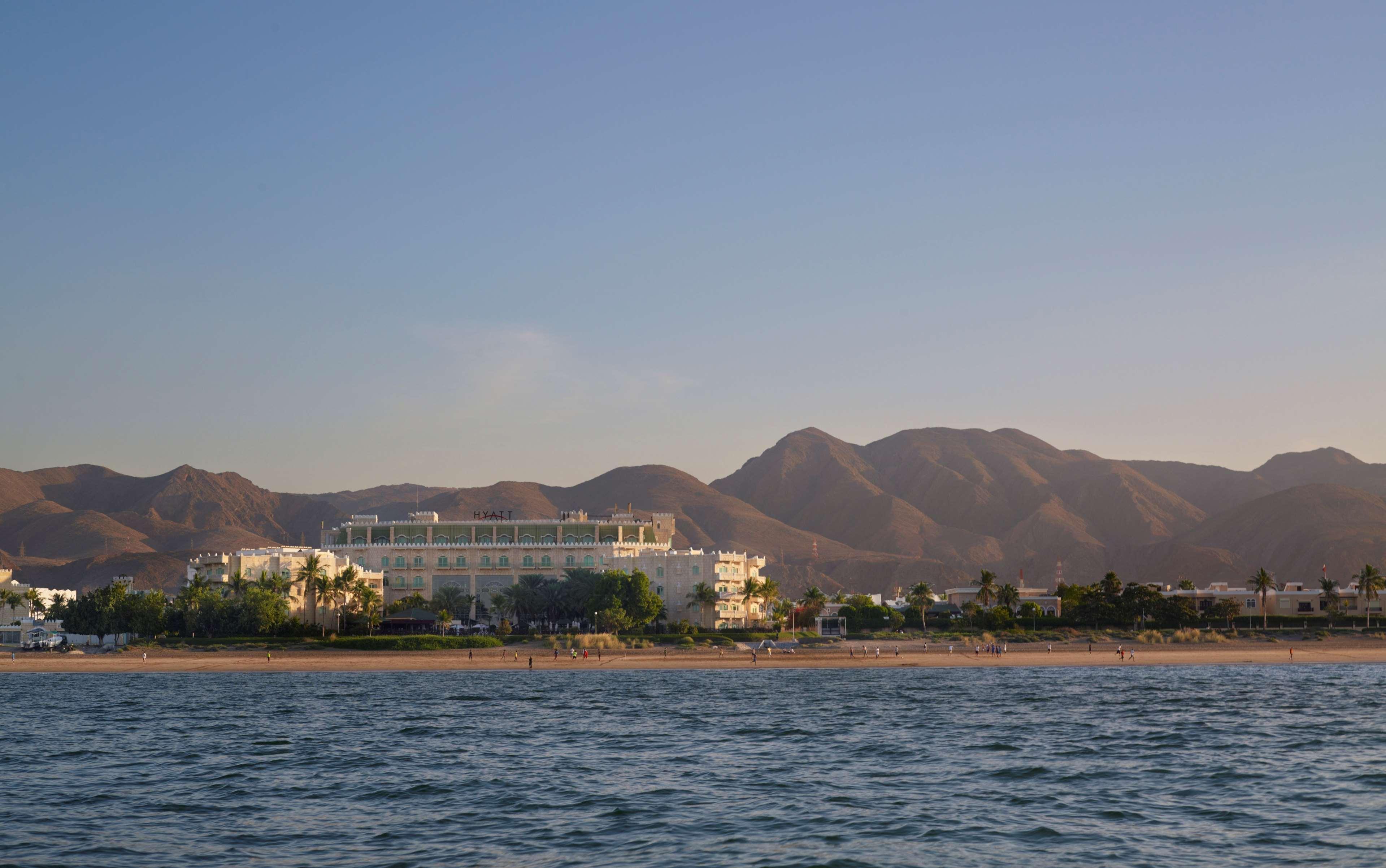 Grand Hyatt Muscat Hotel Exterior photo View of the resort from the sea