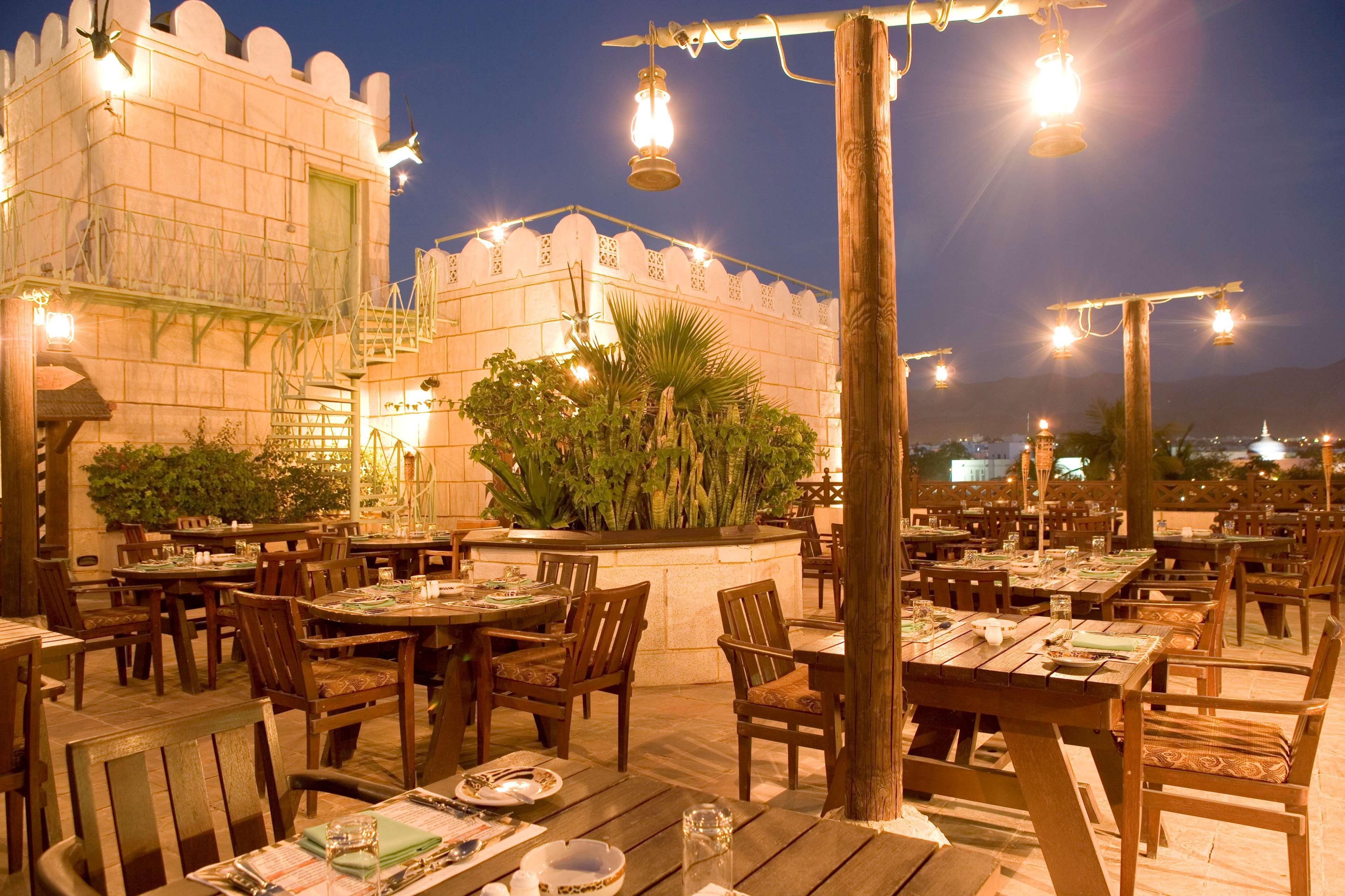 Grand Hyatt Muscat Hotel Exterior photo The restaurant at the top of the tower