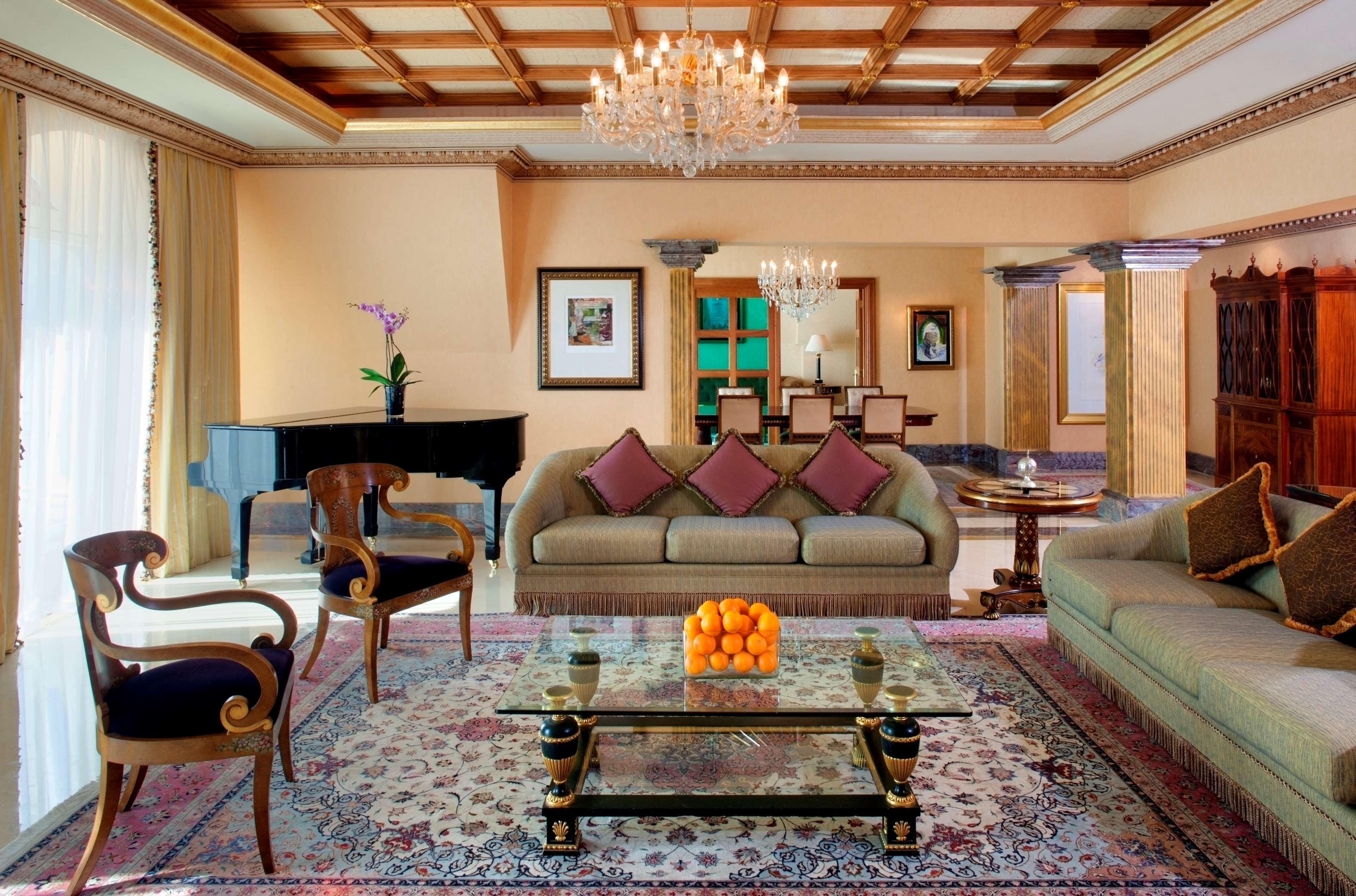 Grand Hyatt Muscat Hotel Exterior photo A living room in a suite at the Jumeirah Emirates Towers Hotel